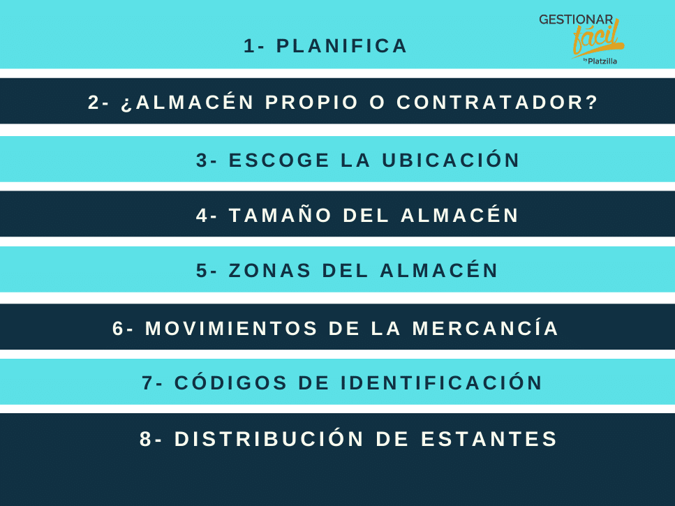 La gestión de almacenes en 10 pasos prácticos