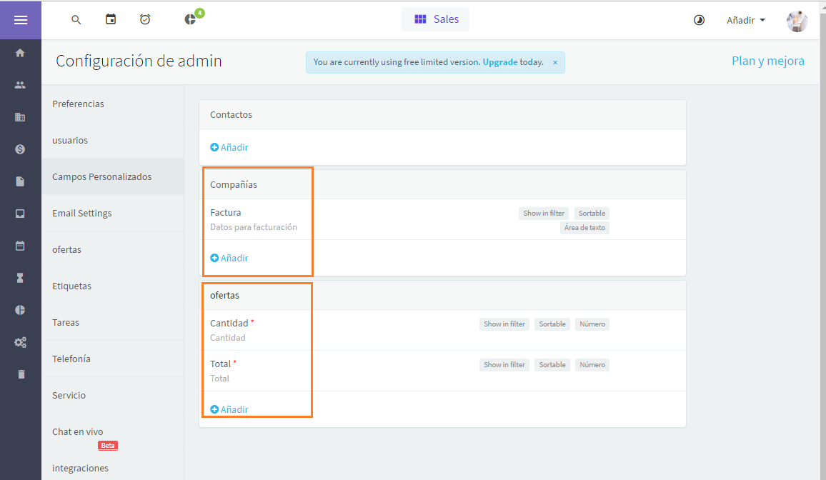 Primeros pasos con un CRM. Caso: Donas Redoma