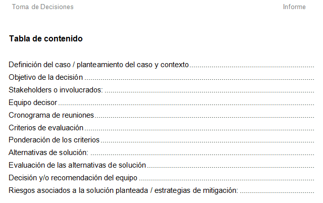 Documentar las decisiones importantes es clave para la gestión