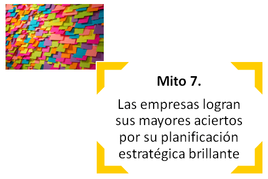 Ejemplos de mitos sobre las empresas exitosas