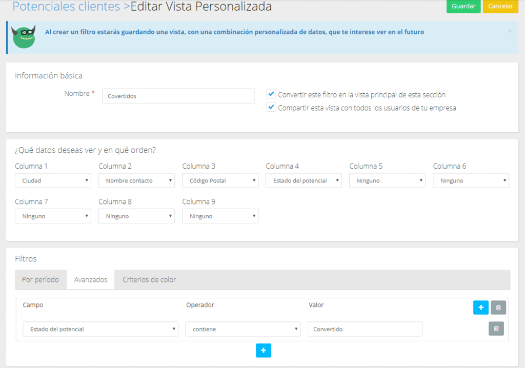 Organización de clientes y oportunidades en consultoras B2B