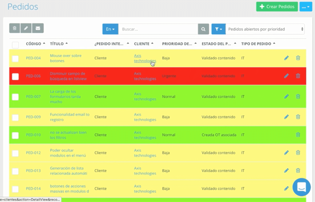 Organización de la información para una gestión fácil