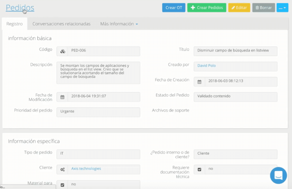 Organización de la información para una gestión fácil