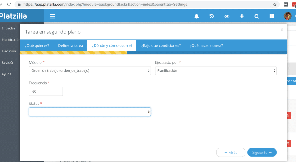 A través de Platzilla
