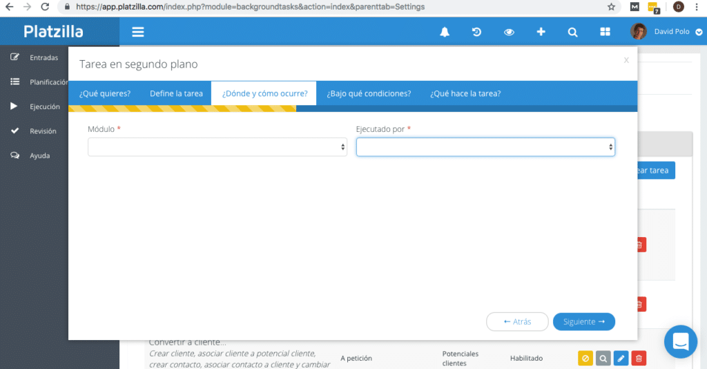 A través de Platzilla