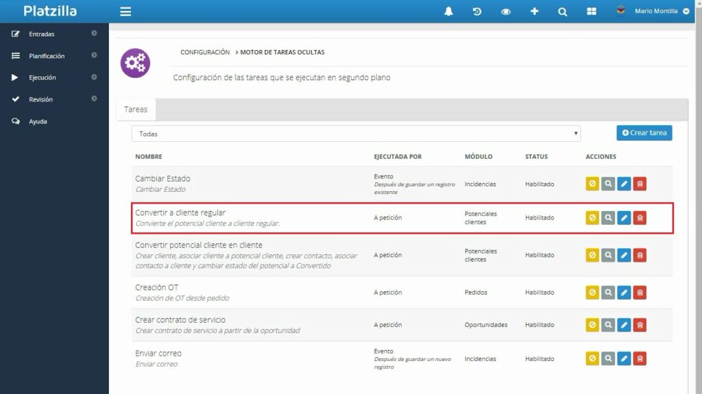 Tareas automatizadas para mejorar la eficiencia empresarial