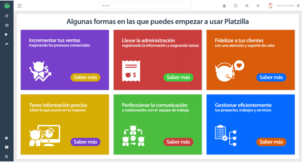 La comunicación interna y externa se puede apoyar en herramientas de gestión. Platzilla