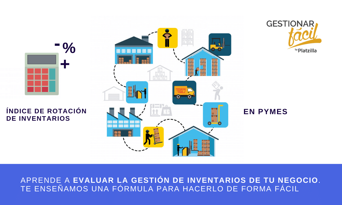 ¿Cómo calcular el índice de rotación de inventarios en pymes?