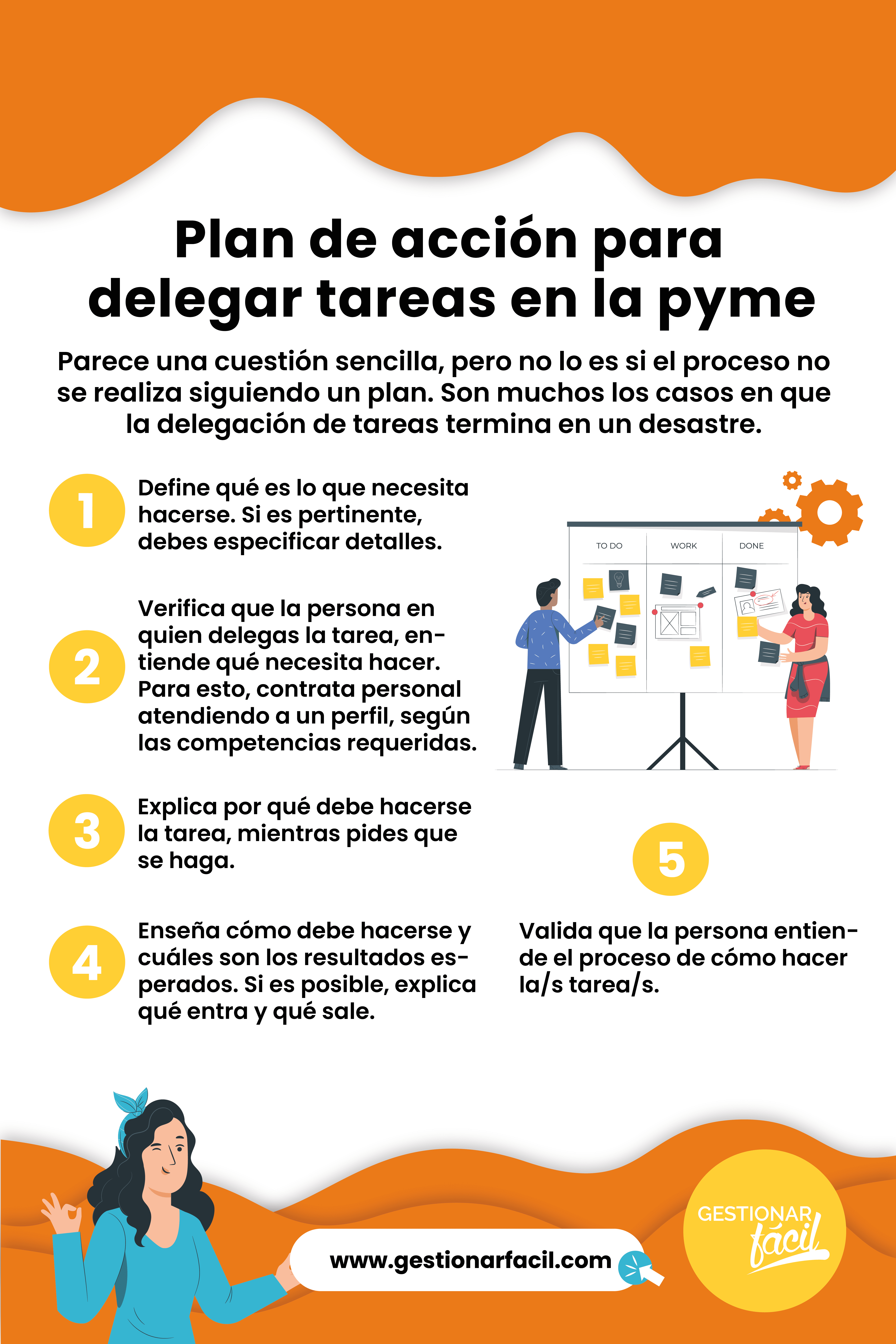Delegar tareas: haz un plan y evita bloquear el crecimiento.