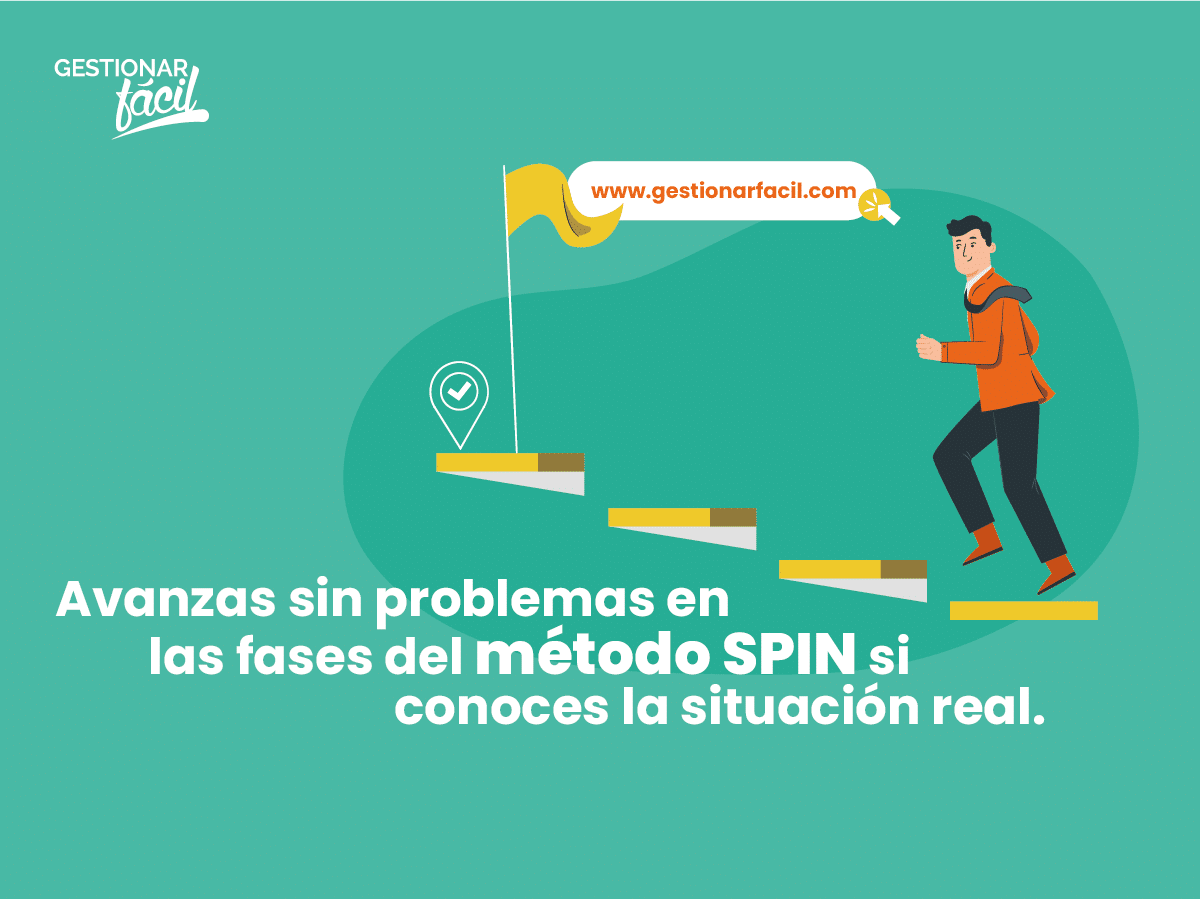Avanzas sin problemas en las fases del método SPIN si conoces la situación real.