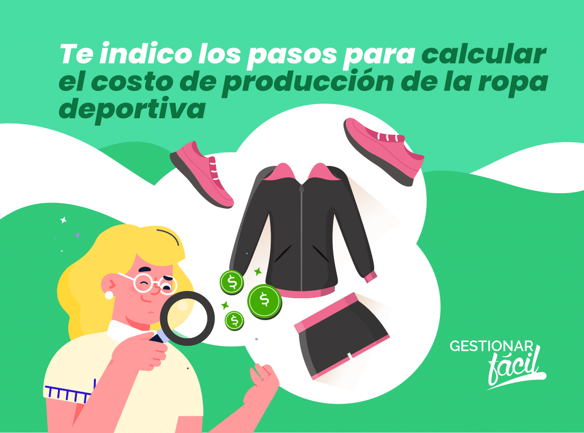 ¿Cómo calcular el costo de producción de la ropa deportiva?