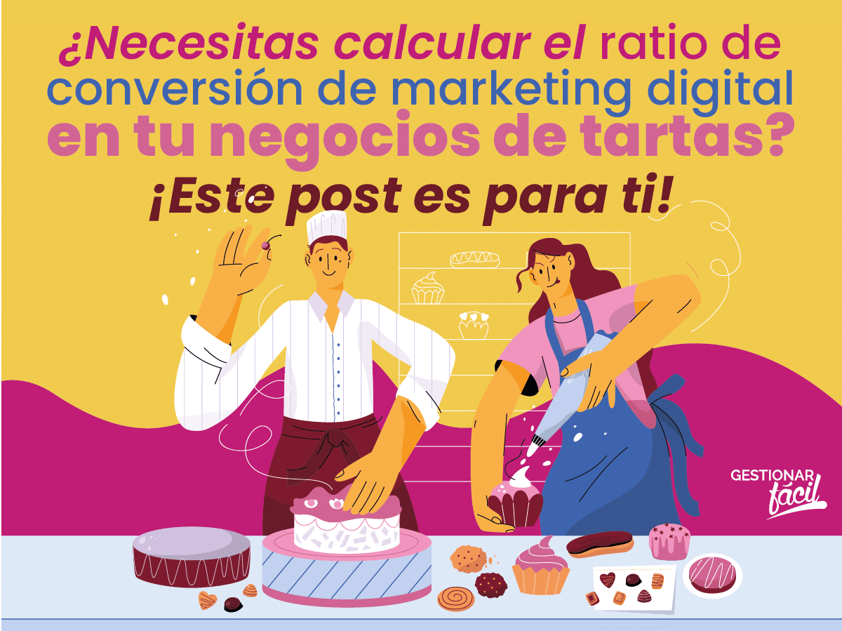 Ratio de conversión de marketing para negocios de tartas