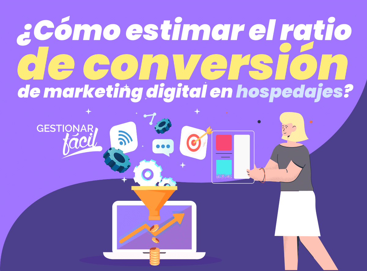 Ratio de conversión de marketing digital en hospedajes