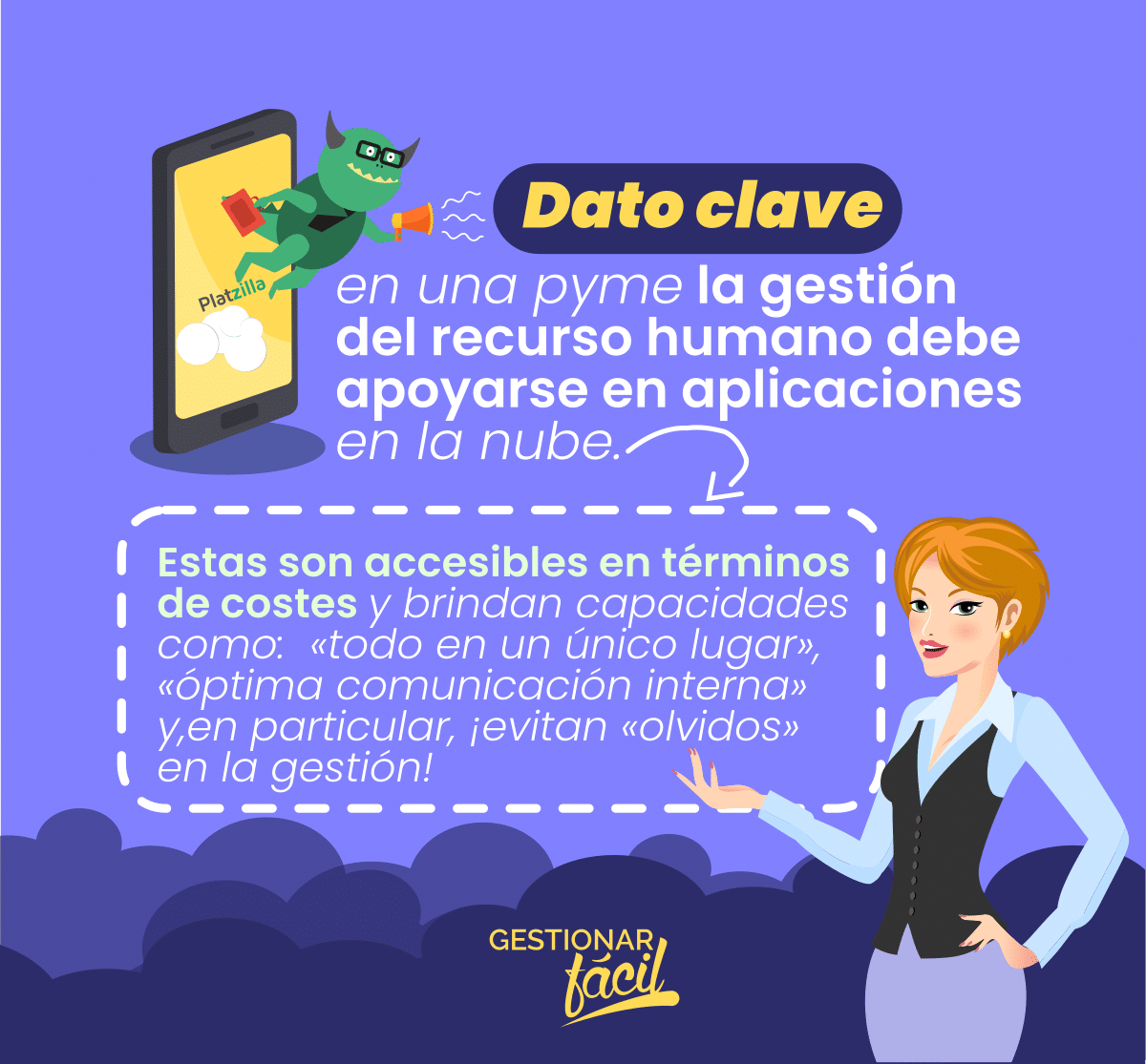 En una pyme la gestión del recurso humano debe apoyarse en aplicaciones en la nube