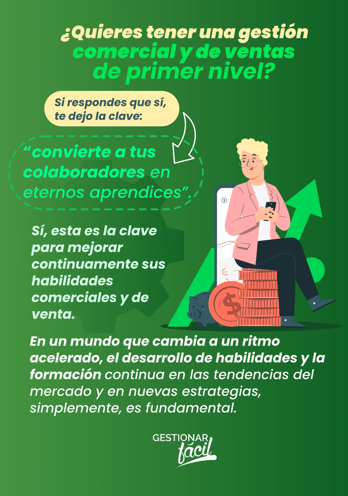¿Quieres tener una gestión comercial y de ventas de primer nivel?