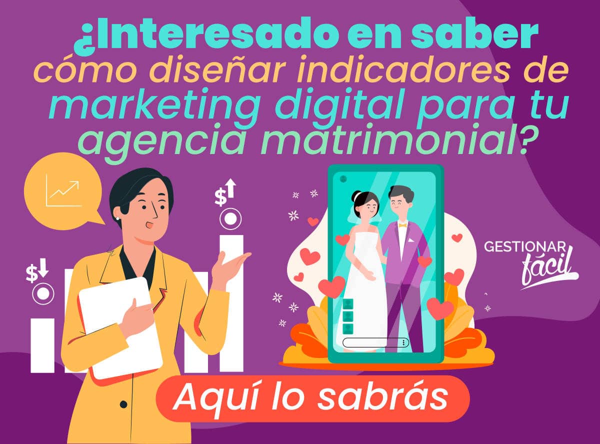 Indicadores de marketing digital para agencias matrimoniales