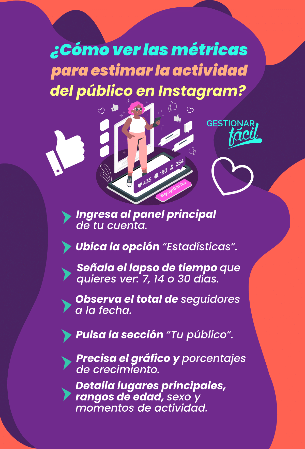 7 pasos para ver las métricas de actividad del público en Instagram