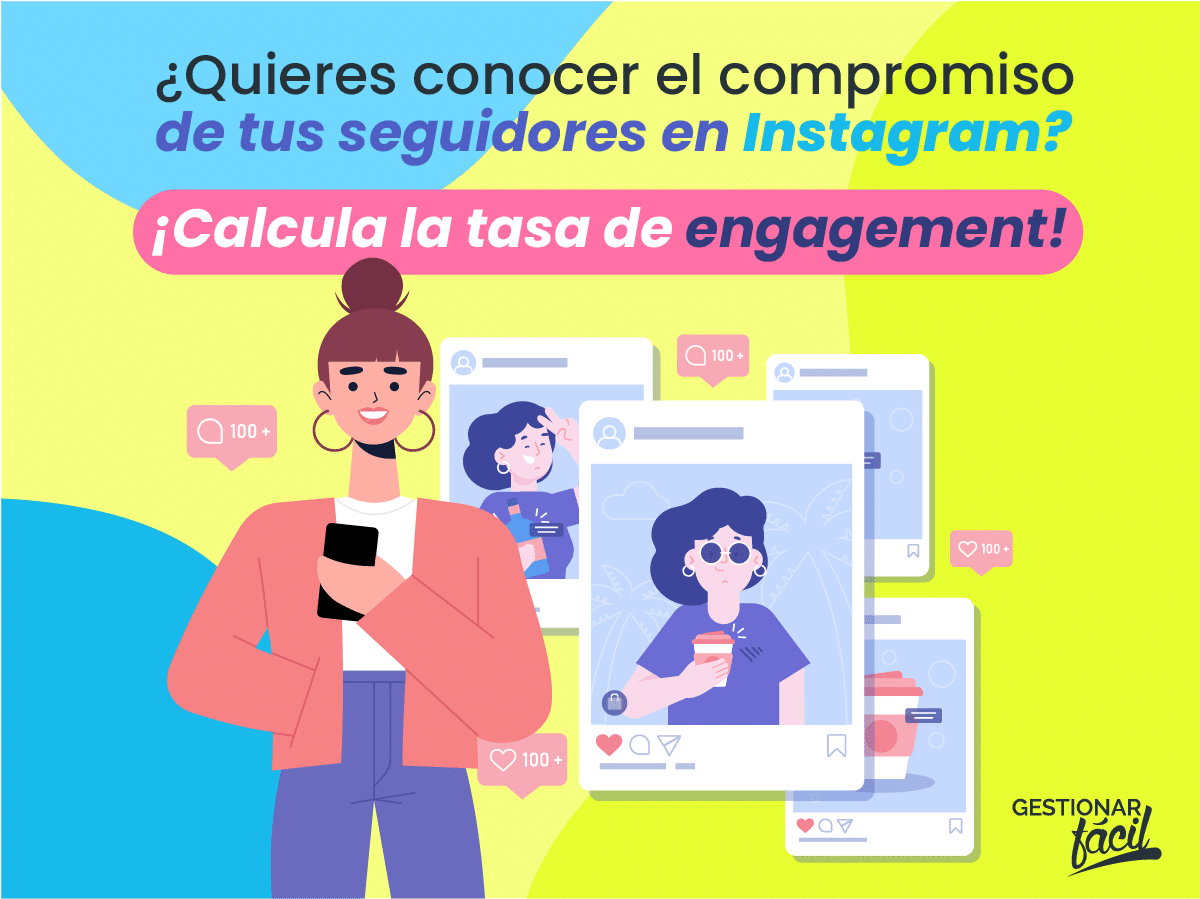 Calcula la tasa de engagement con las métricas de Instagram