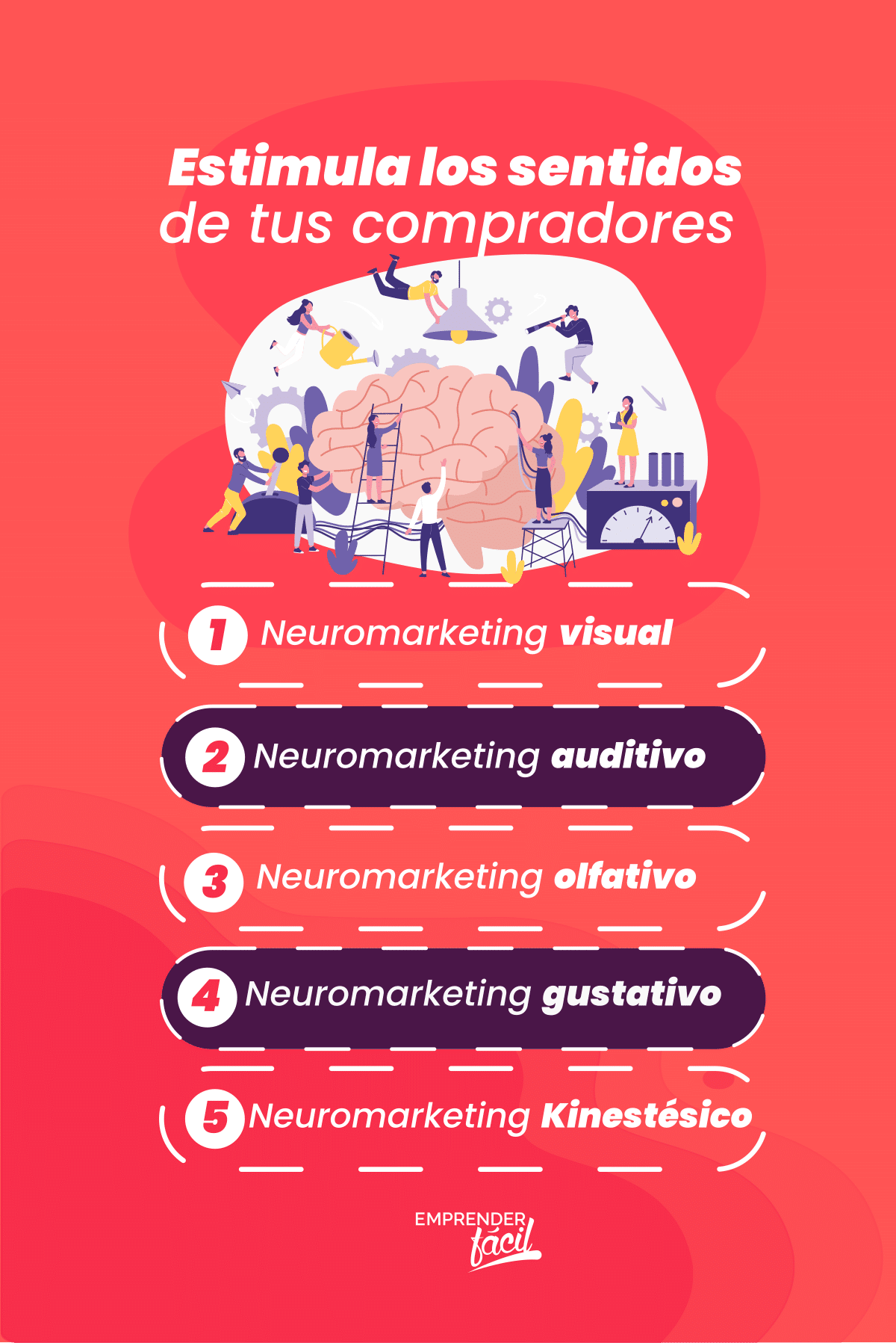 El marketing sensorial te permitirá influir en el comportamiento de tus clientes.