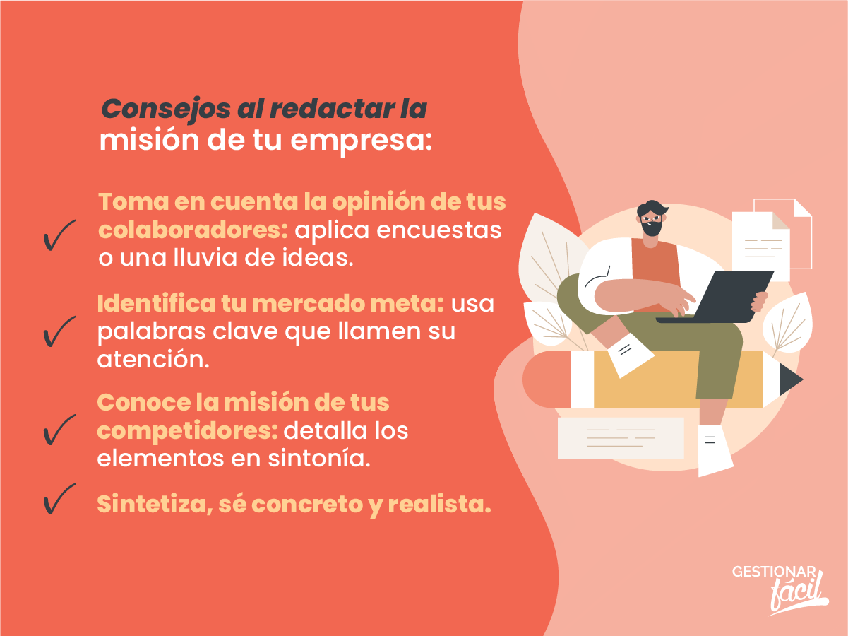 Misión de una empresa. Consejos