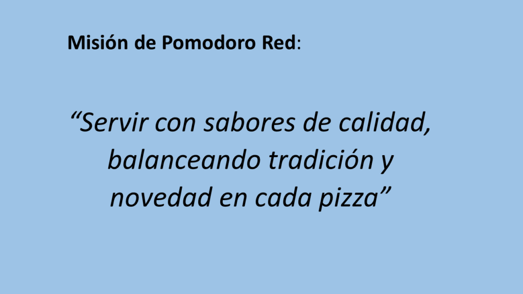 Misión visión y valores de empresas de comida rápida (II) 0