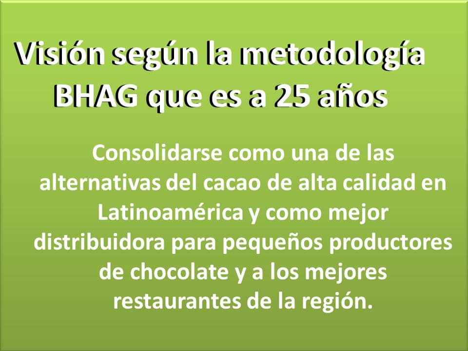 Visión según la metodología BHAG