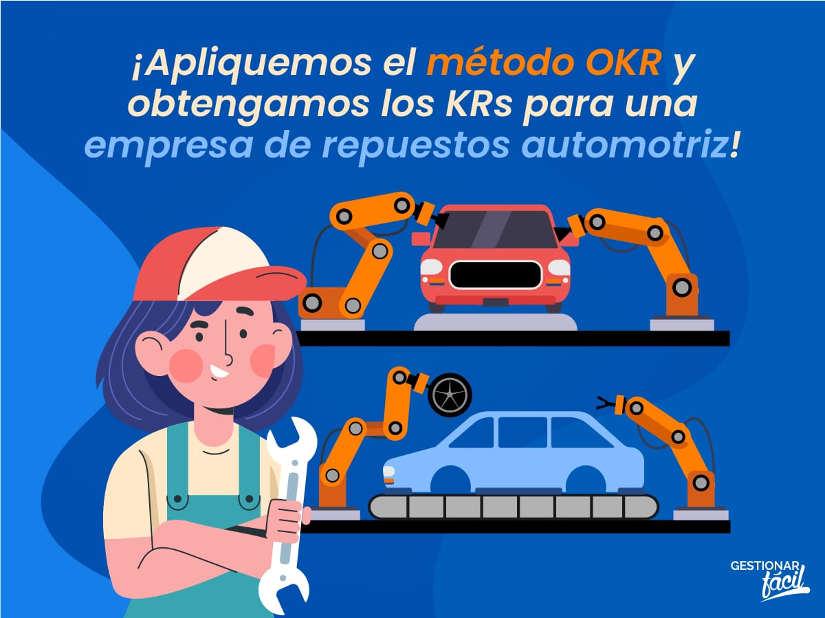 KRs para una empresa de repuestos automotrices