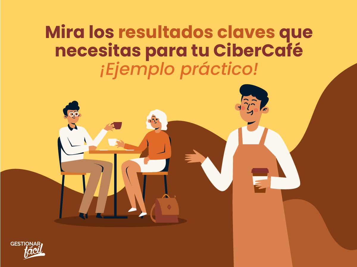 Resultados clave para un cibercafé + OKR
