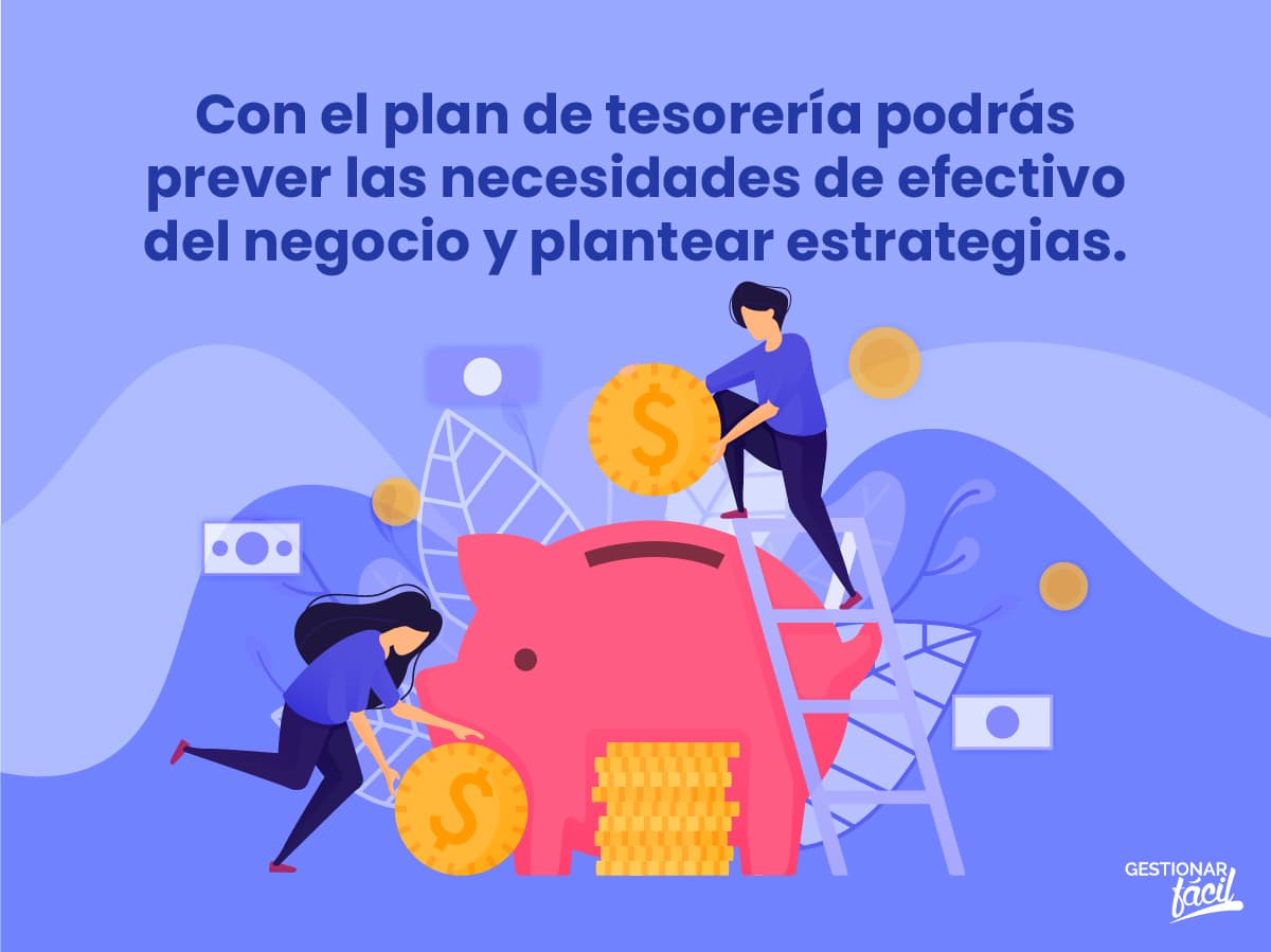 Plan de tesorería de una empresa de servicios (1/2)